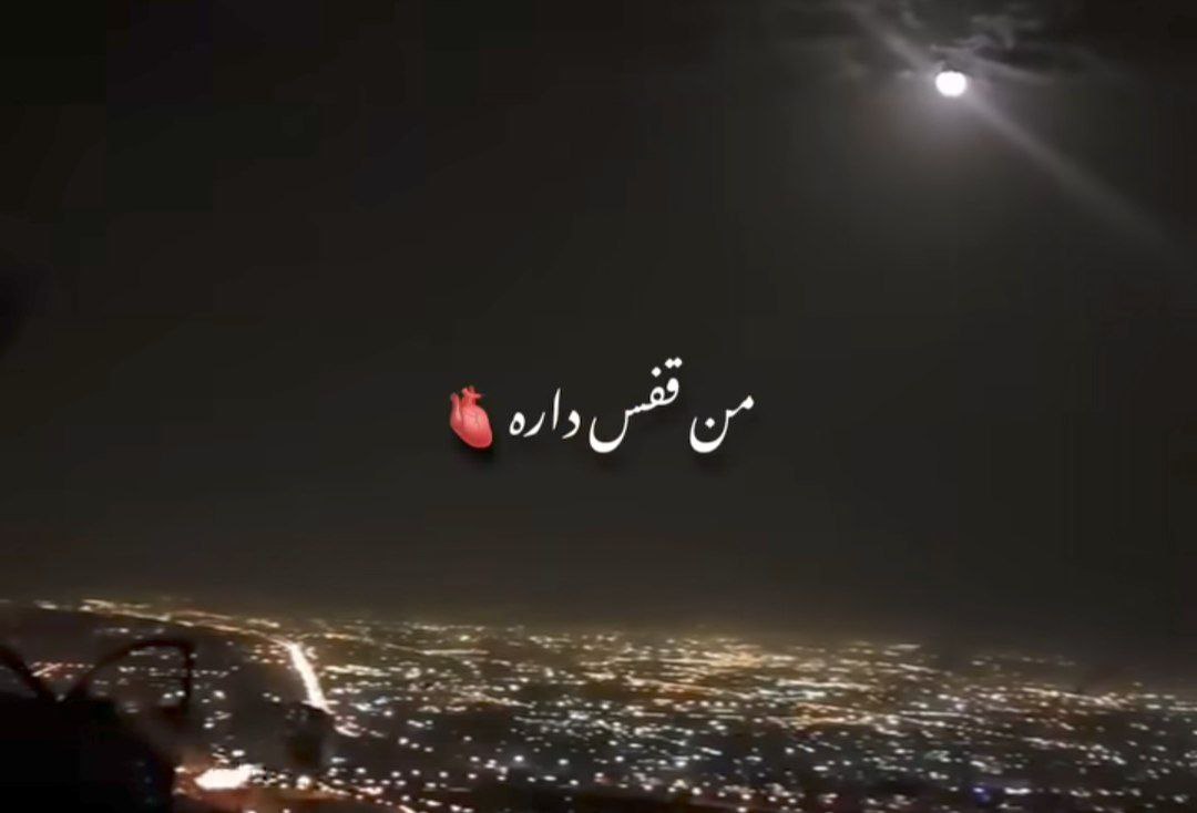  من قفس داره دلم زندونیه این میله هاس